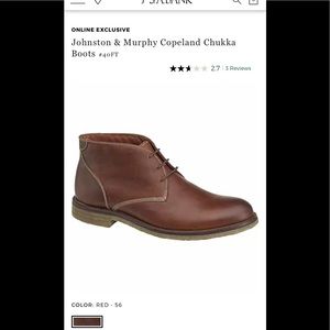 Johnston & Murphy Chukka Boots